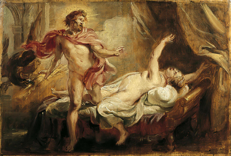 Death of Semele Painting by Peter Paul Rubens