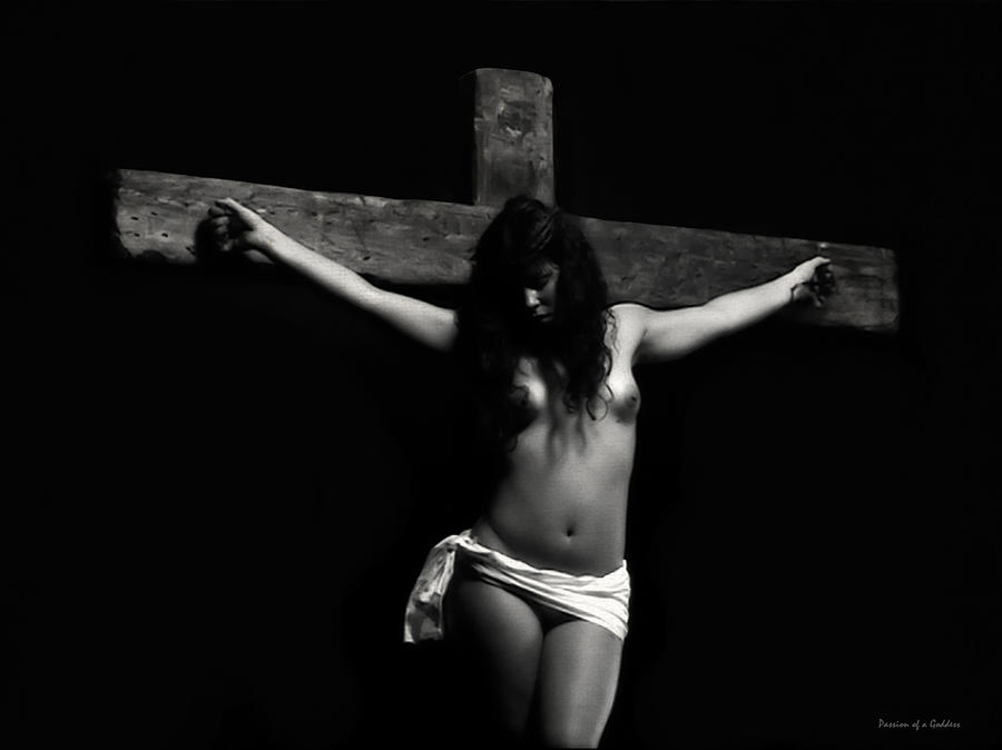 Jesus Christ Photograph - Death on the cross by Ramon Martinez