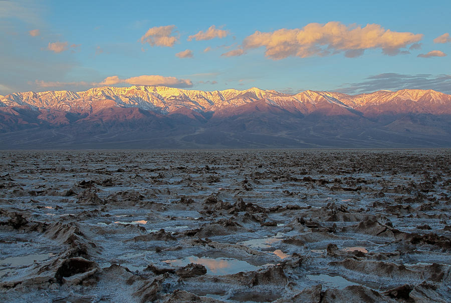 Death Valley Badwater and Telescope Peak img 0311 Photograph by Greg Kluempers