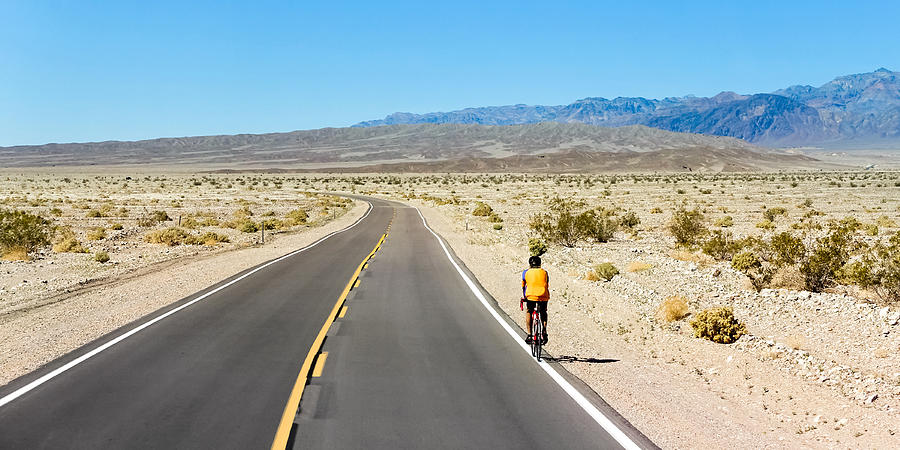 Death Valley Biking Photograph by Lutz Baar
