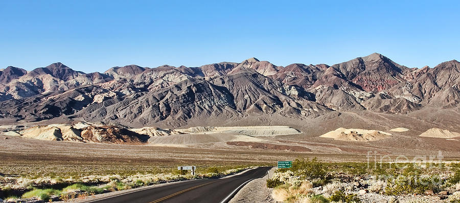 Death Valley National Park Photograph - Death Valley Highway by Jack Schultz