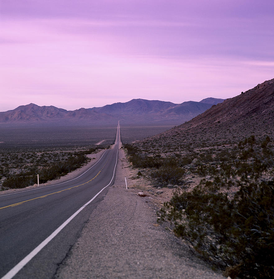 Death Valley Highway Photograph by Shaun Higson