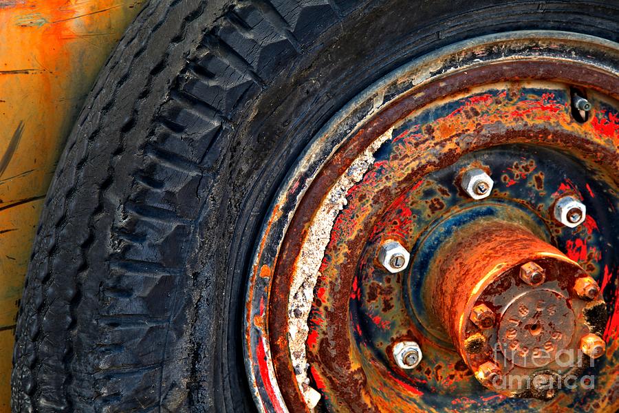 Death Valley Lug Nuts Photograph by Adam Jewell