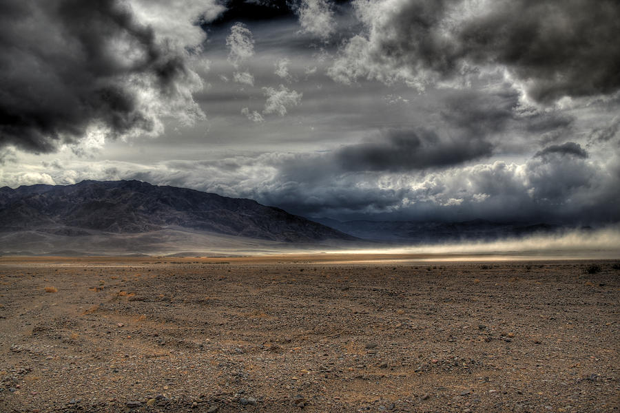 Death Valley Sandstorm Photograph by Dan McCool