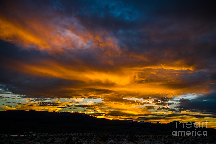 Death Valley sunset Photograph by Joan Wallner