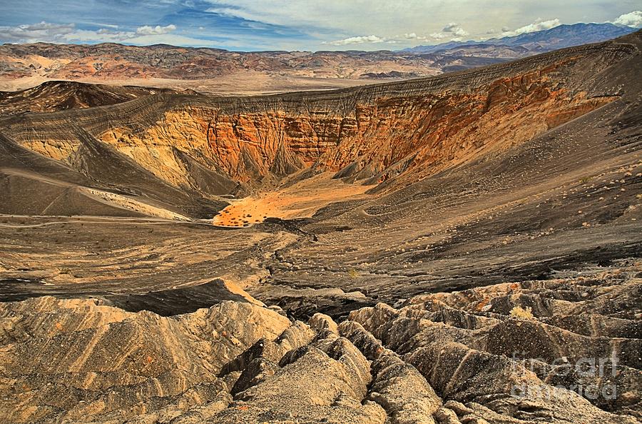 Death Valley Ubehebe Crater Photograph by Adam Jewell