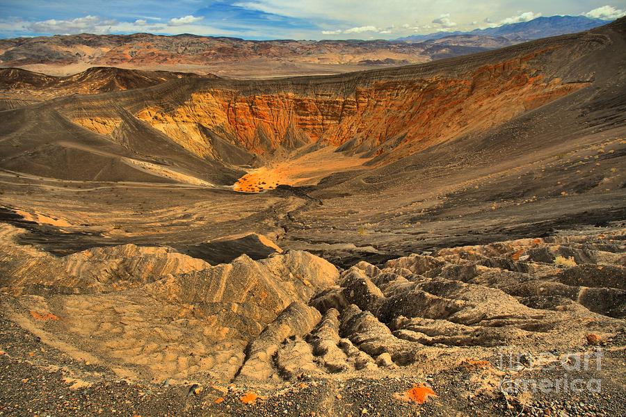 Death Valley Volcanic Crater Photograph by Adam Jewell