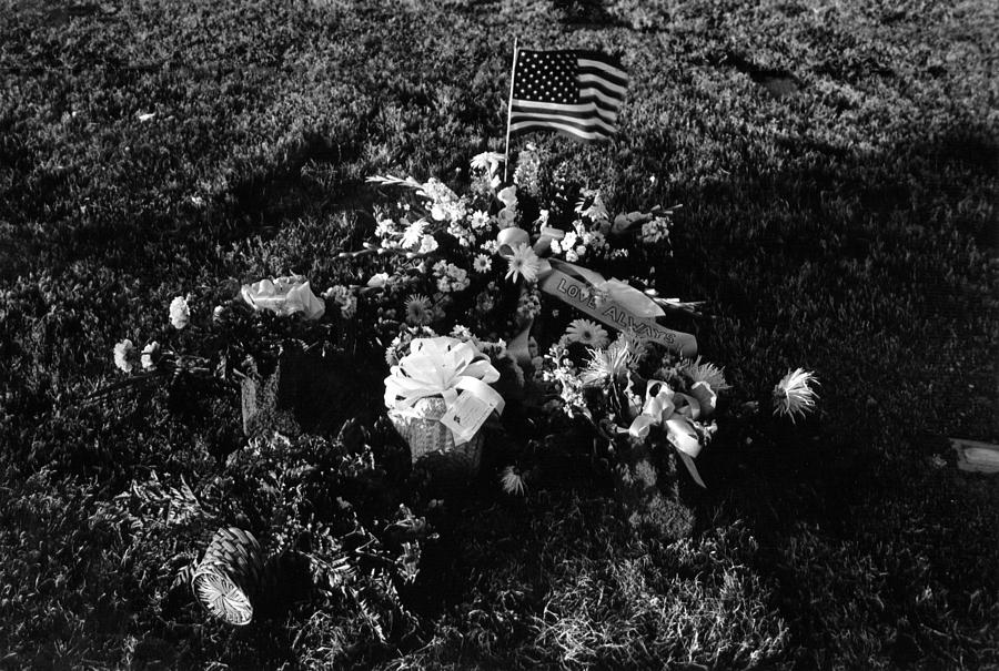 Debbie Cs burial anniversary of JFKs death Evergreen Cemetery Tucson Arizona 1991 Photograph by David Lee Guss