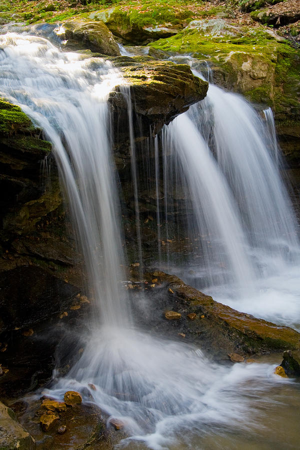 Debord Falls at Frozen Head State Park Photograph by Melinda Fawver