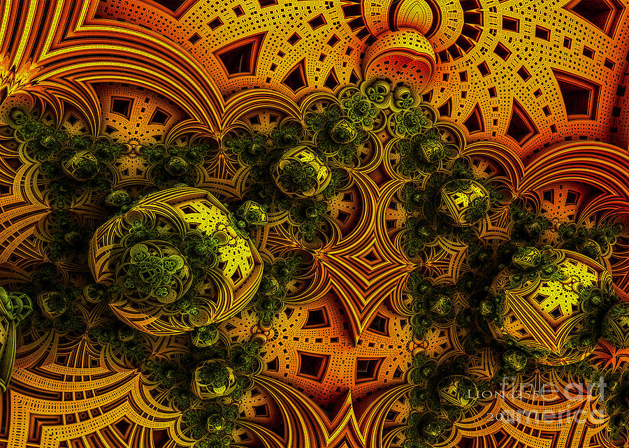 Abstract Digital Art - Decay Begins by Melissa Messick