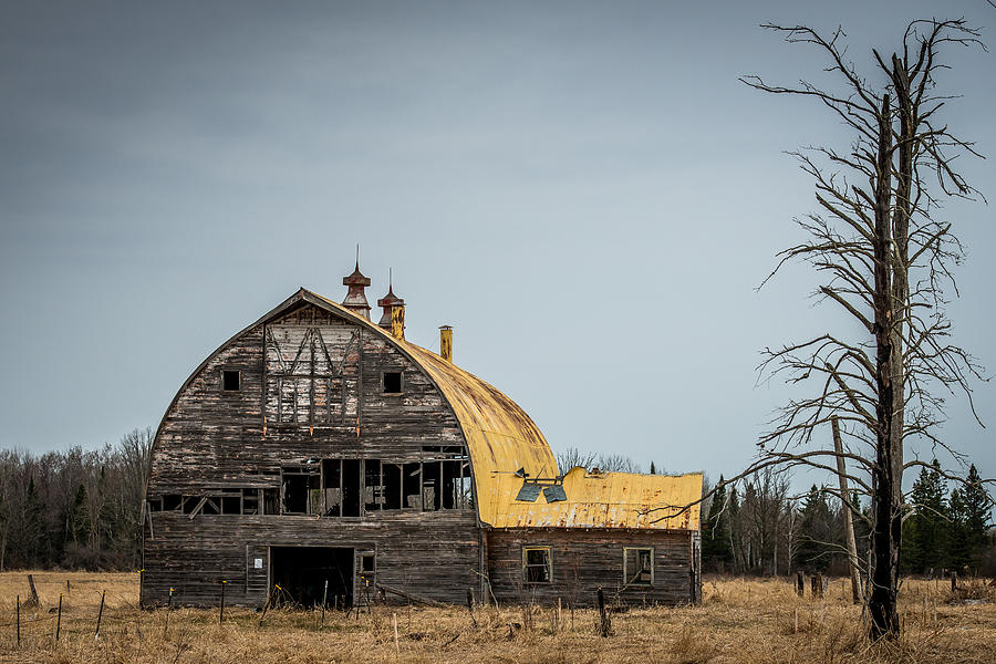 Barn Photograph - Decaying Barn by Paul Freidlund