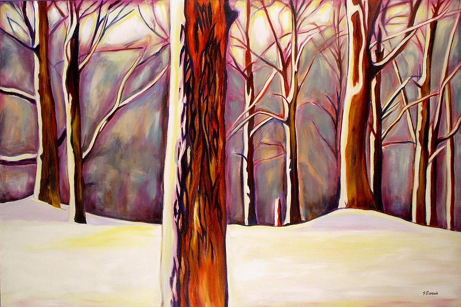 December Painting By Sheila Diemert - Fine Art America