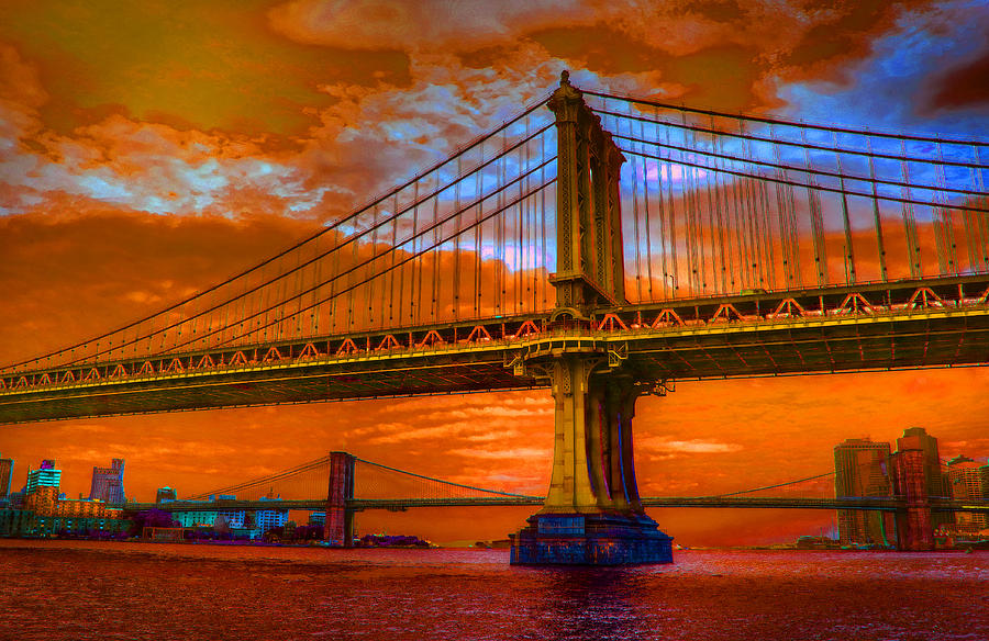 Bridge Photograph - Decimation  by Mike  Deutsch