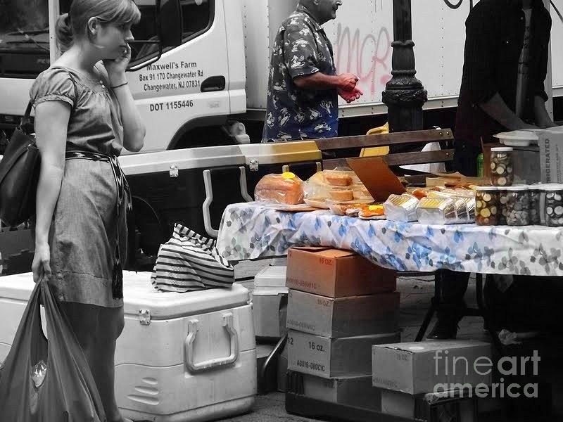 New York City Photograph - Decisions Decisions - at the Farmers Market by Miriam Danar
