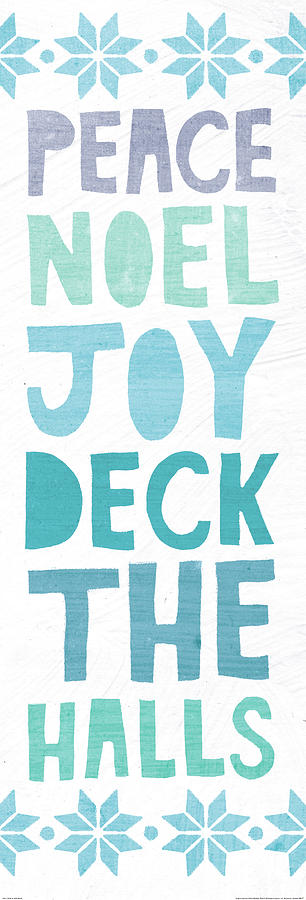 Christmas Painting - Deck The Halls Words by Moira Hershey