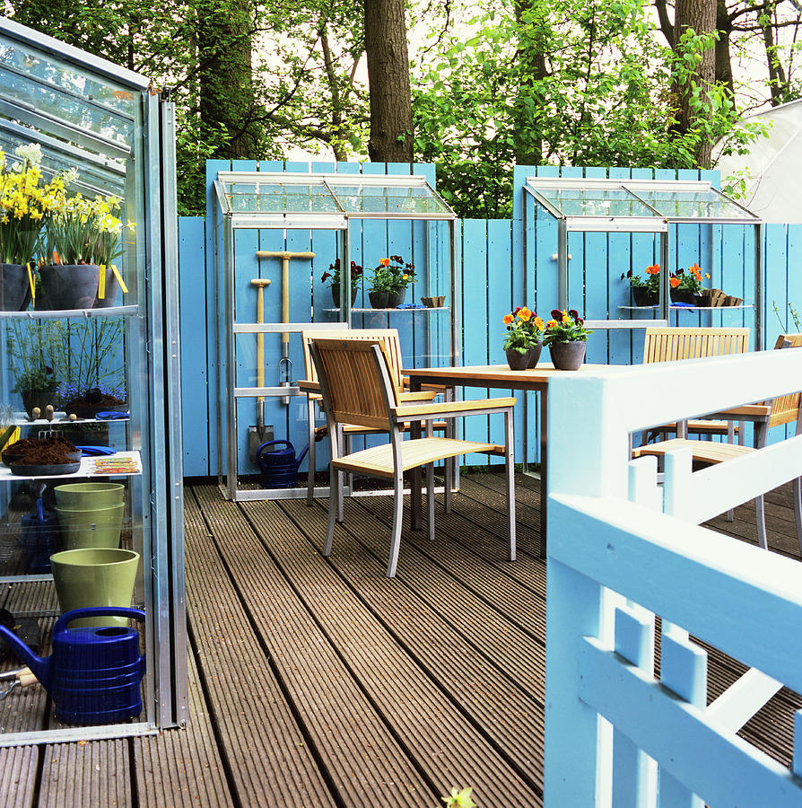 Decking Garden Photograph by Adrian Thomas/science Photo Library