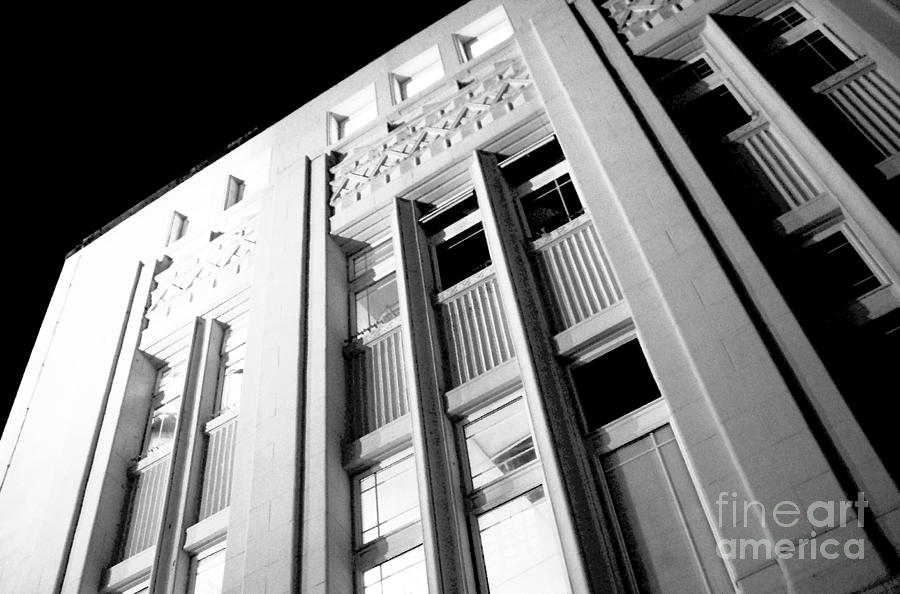 Deco Facade Photograph by Malcolm Suttle