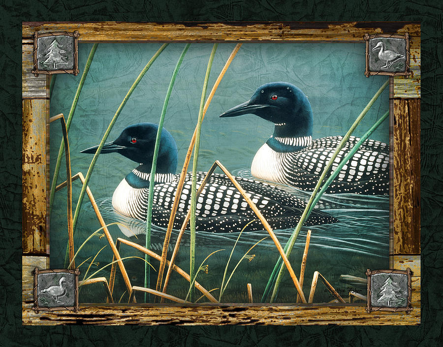 Deco Loons Painting by JQ Licensing
