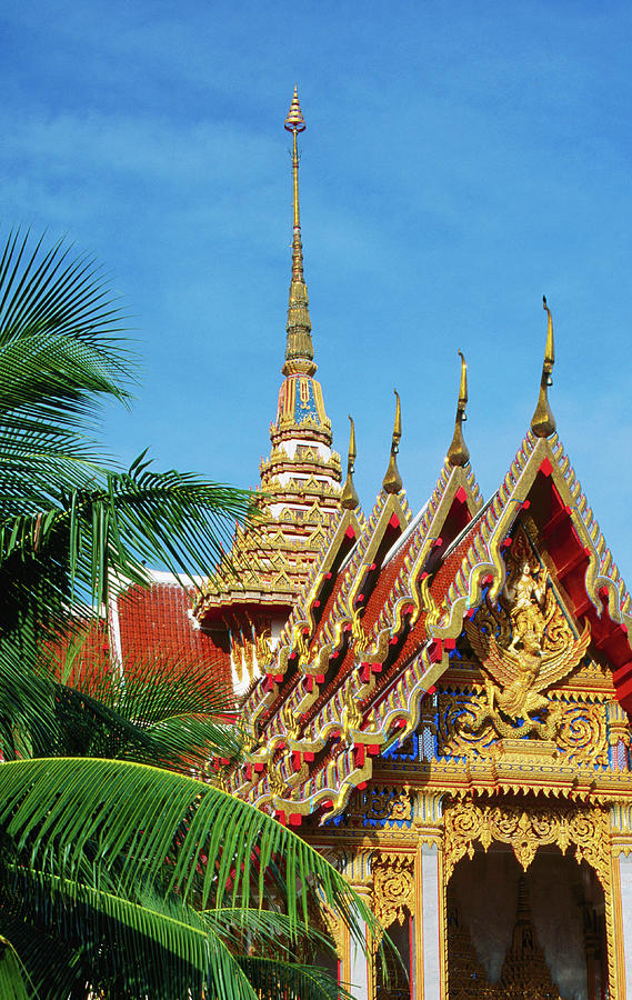 Decorated Temple Spires And Porch Of Photograph by David C Tomlinson