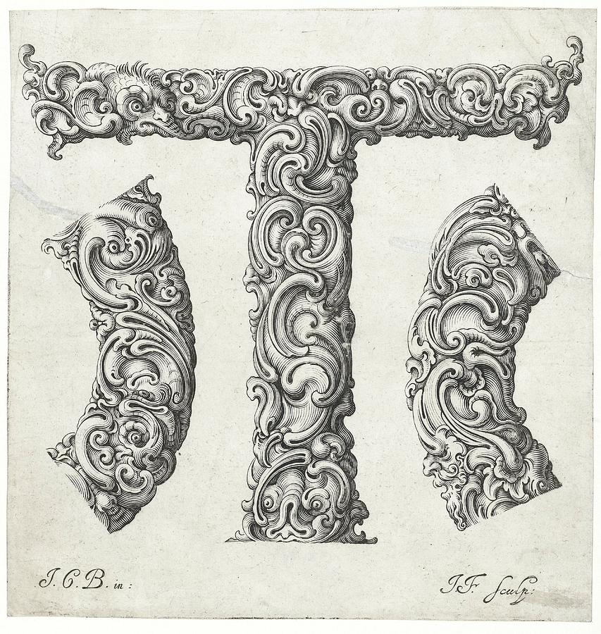 Decorative Letter Type T 1650 Photograph by Georgia Clare
