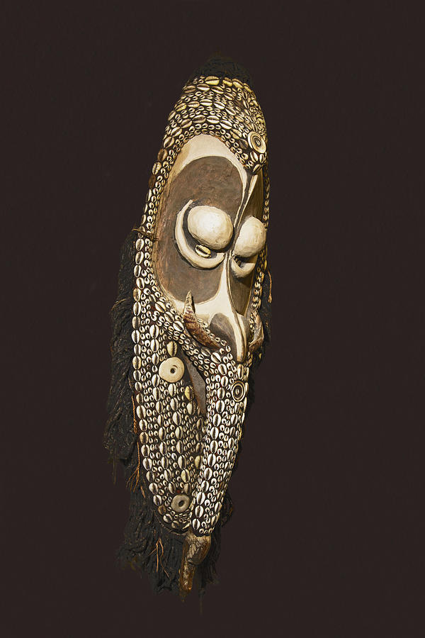 Decorative Mask, Itamul Country Photograph by Millard H. Sharp