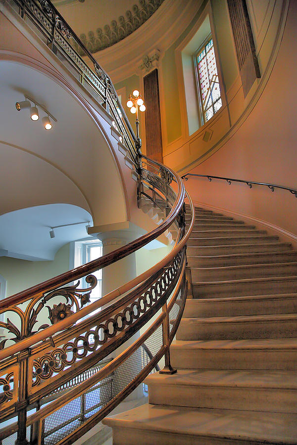 Decorative Stairway Photograph by Steven Ainsworth
