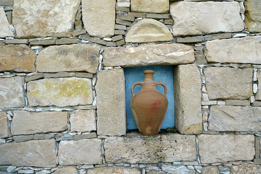 Decorative Vase In Cyprus Photograph by Patrick Donovan