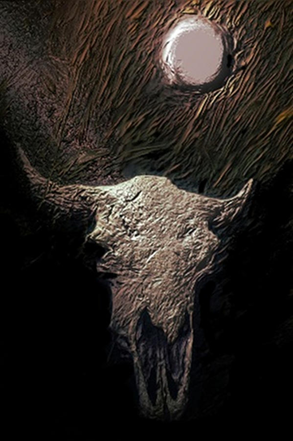 Cow Skulls Mixed Media - Dedicated To My West by Dennis Buckman Cow Skulls Mixed Media - Dedicated To My West by Dennis Buckman