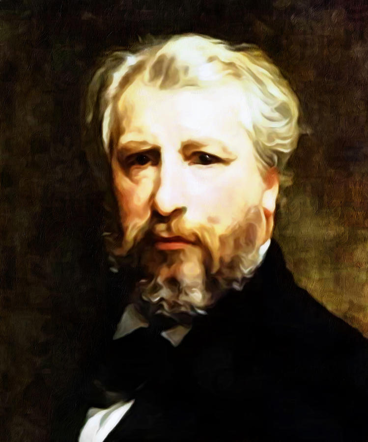 Impressionism Painting - Dedication To William Adolphe Bouguereau by Georgiana Romanovna