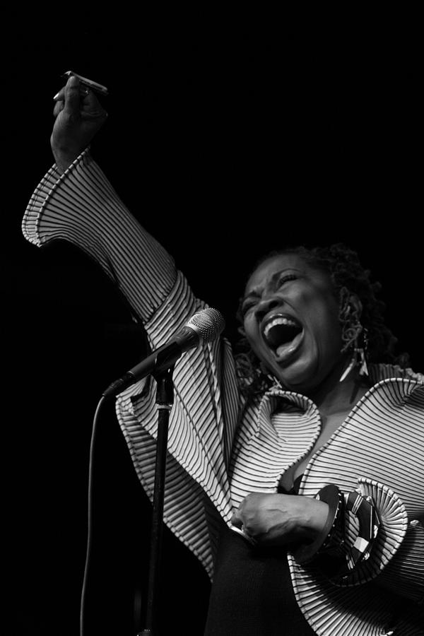 Nina Simone Photograph - Dee Sings Nina by Raymond  Mays
