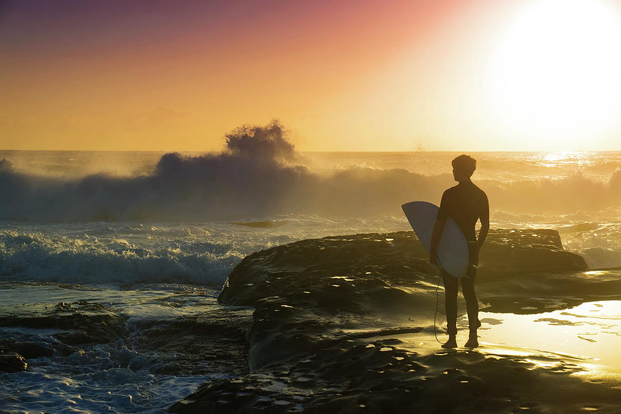 Dee Why Surfer Photograph by Kokkai Ng