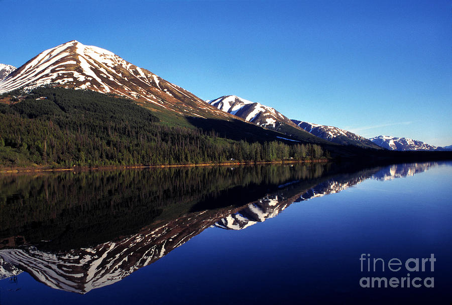Deep Blue Lake Alaska Photograph by Thomas R Fletcher