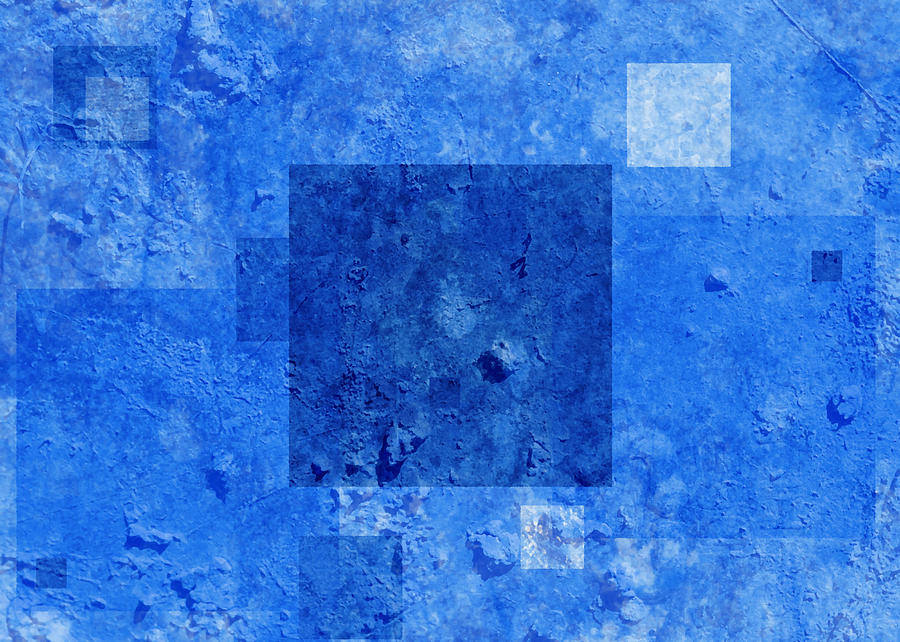 Abstract Photograph - Deep Blue Thoughts by Richard Reeve