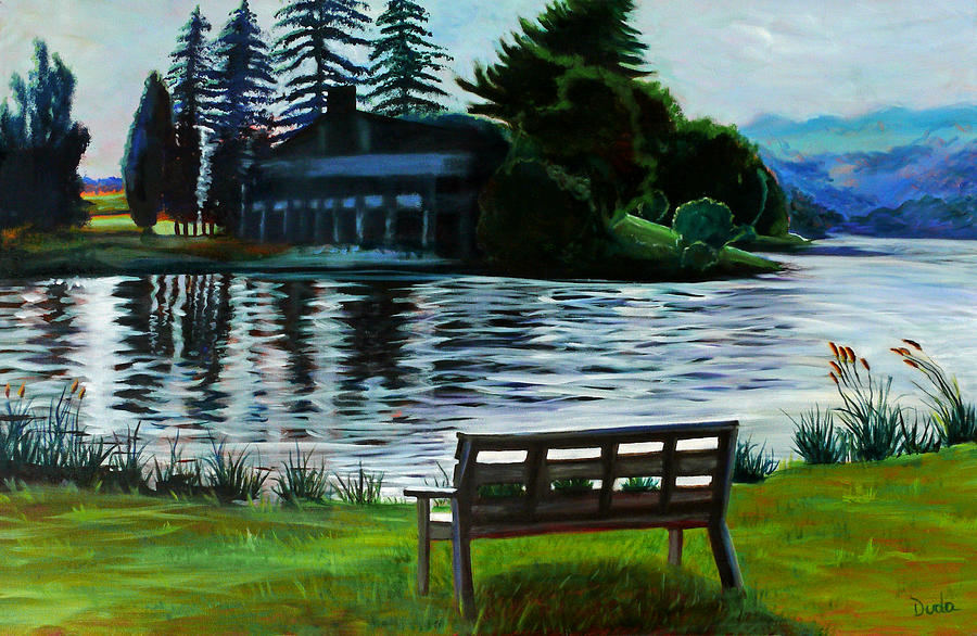 Deep Creek Painting by Susan Duda