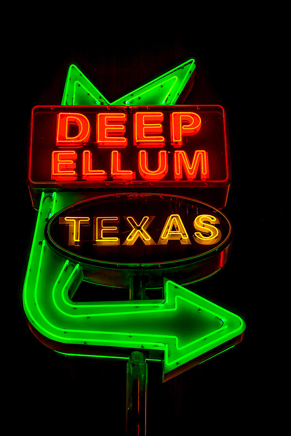 Deep Ellum Sign Photograph