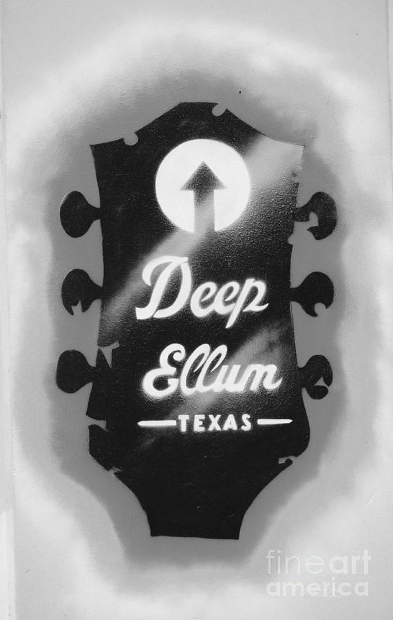Deep Ellum TX - bw Photograph by Robert ONeil