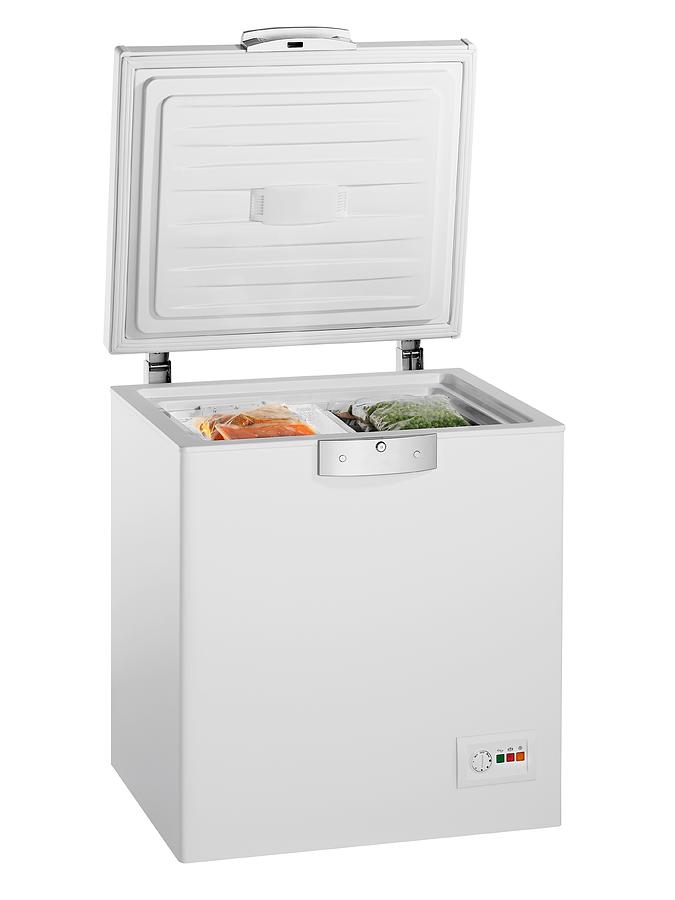 Deep Freezer (isolated with clipping path over white background) Photograph by JazzIRT