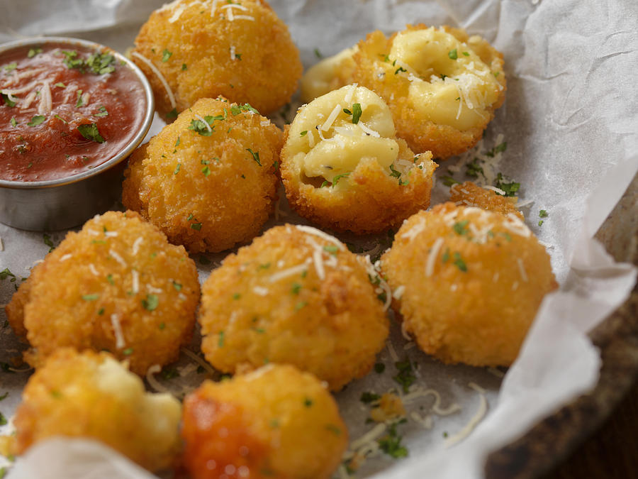 Deep Fried Macaroni and Cheese Balls Photograph by LauriPatterson