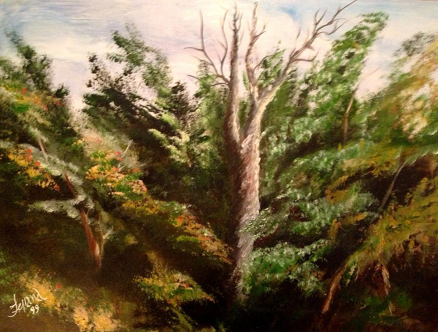 Deep In The Woods Painting by Karen  Ferrand Carroll