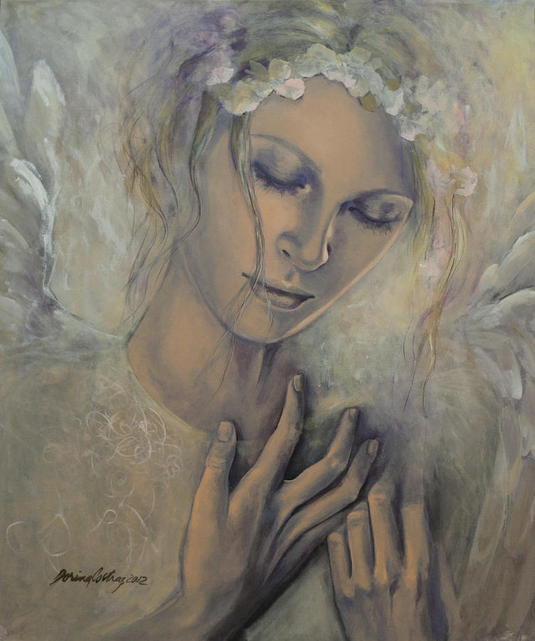 Fantasy Painting - Deep Inside by Dorina  Costras