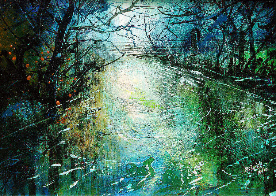 Tree Painting - Deep River Pool by Neil McBride