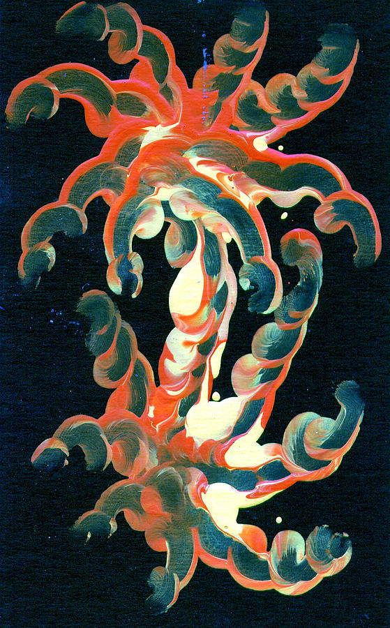 Deep Sea forms 1 Painting by Steve Sommers