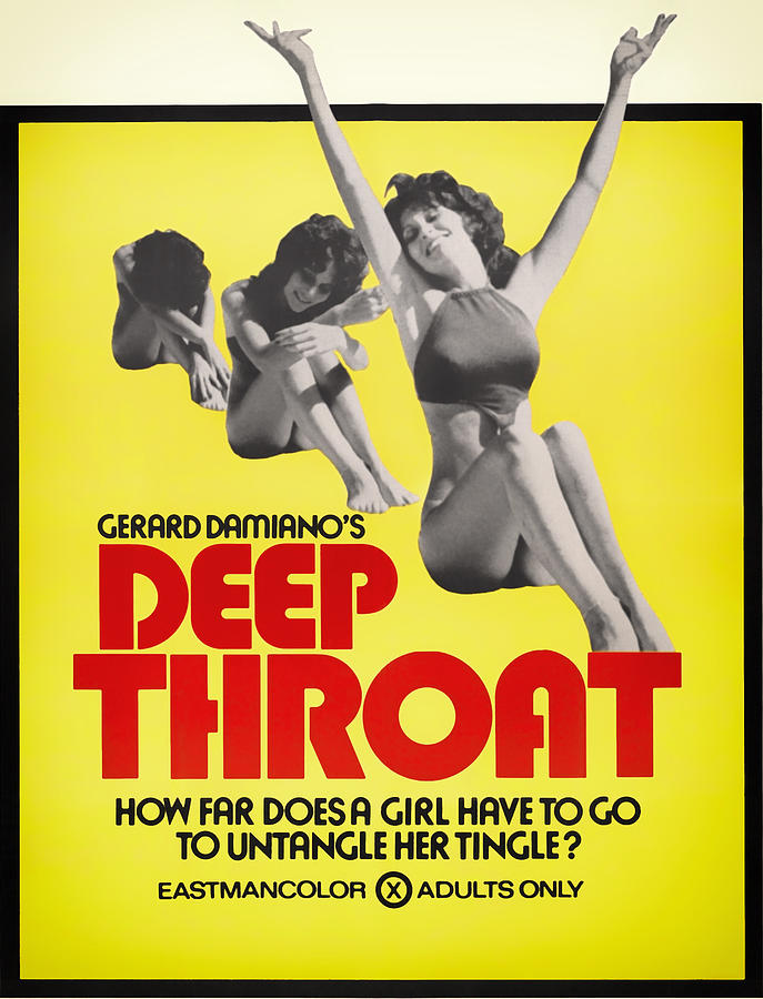 Vintage Photograph - Deep Throat Movie Poster 1972 by Mountain Dreams