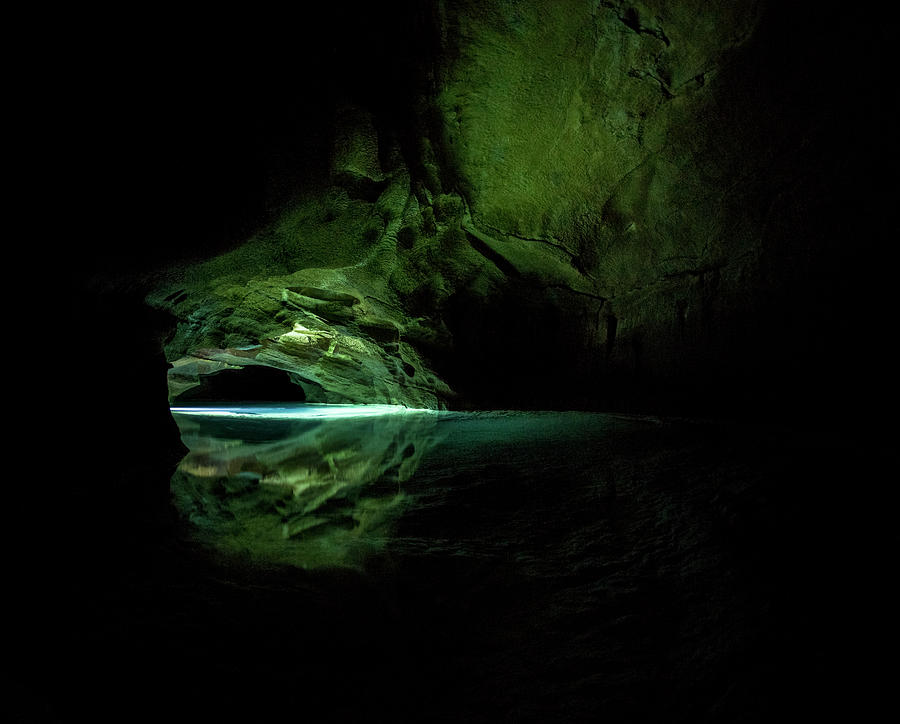 Deep Underground Cave Exploration Photograph by Matjaz Slanic