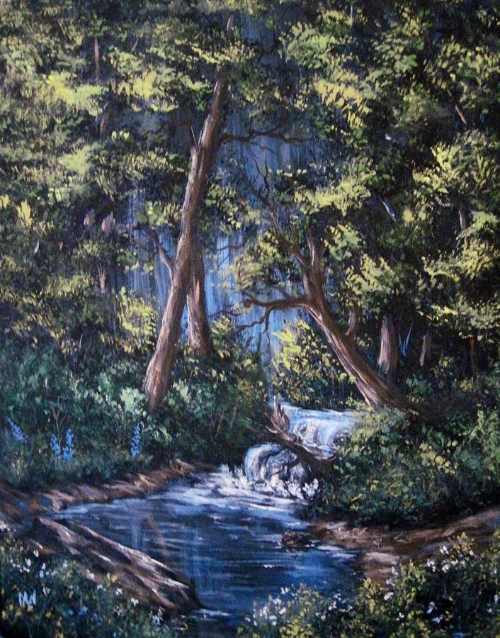 Deep woods Painting by Megan Walsh