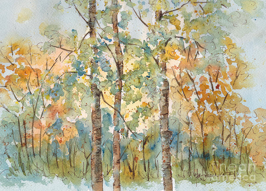 Deep Woods Waskesiu Painting by Pat Katz