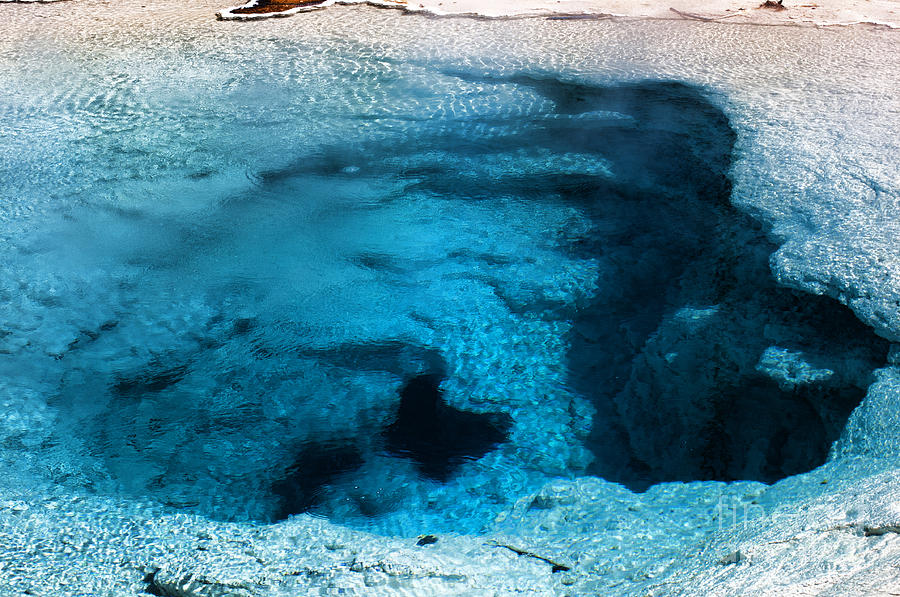 Deepest Blue Geothermal Pool Photograph by Brenda Kean