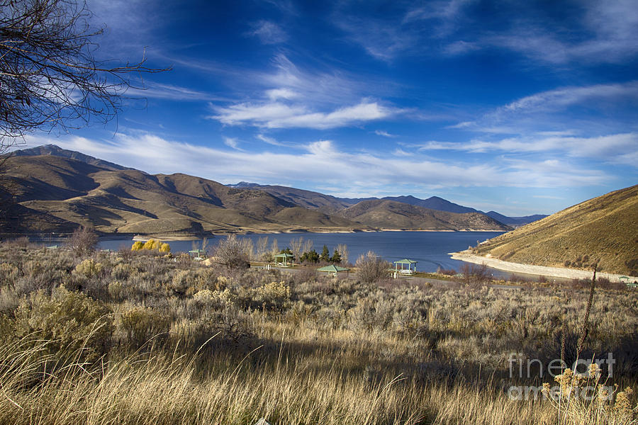 Deer Creek Dam-Provo Utah Photograph by Douglas Barnard