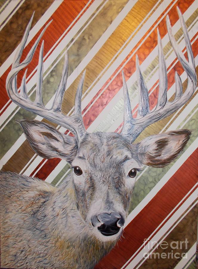 Deer Deco Painting by PainterArtist FIN