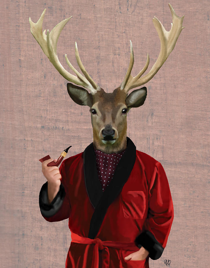 Deer in a Smoking Jacket by Kelly McLaughlan.